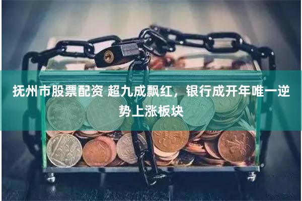 抚州市股票配资 超九成飘红，银行成开年唯一逆势上涨板块