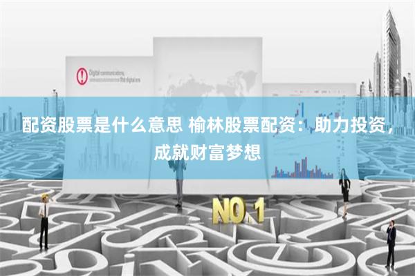 配资股票是什么意思 榆林股票配资：助力投资，成就财富梦想